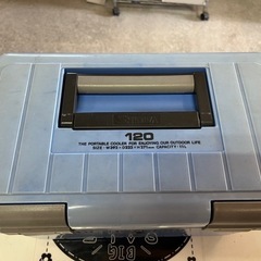 伸和 HOLIDAY LAND 120 クーラーボックス 11L キャリータイプ 釣り キャンプ BBQ アウトドア 水漏れ無し！ 中古品 ①の画像