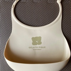 ジェラピケ　gelato pique　シリコンお食事スタイ　おまけ付きの画像