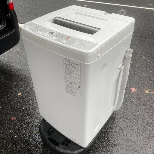 f○□AQUAアクア・全自動洗濯機6kg【AQR-S6N】2023年製