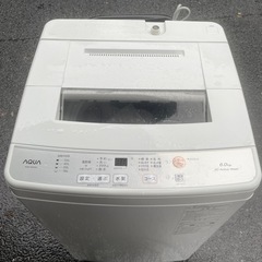 f●■AQUAアクア・全自動洗濯機6kg【AQR-S6N】2023年製の画像
