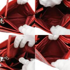 クロコダイル LB3062 ハンドバッグ red  CROCODILE 2wayの画像