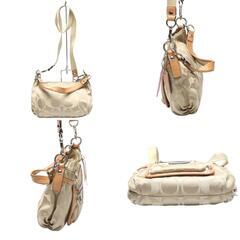 コーチ F14562 ショルダーバッグ ベージュ  COACH 2WAY シグネチャーの画像