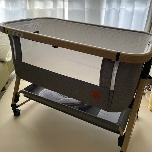 お取引決定　ベビーベッド ミニサイズ HZDMJ キャスター付き