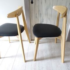 USED【IKEA】HANSOLA ダイニングチェアー（2脚set）イケア ハンソーラ インテリア 椅子の画像