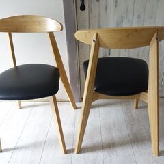 USED【IKEA】HANSOLA ダイニングチェアー（2脚set）イケア ハンソーラ インテリア 椅子の画像