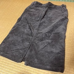 コーデュロイ　タイトスカートLの画像
