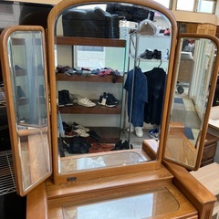 M2509-043 昭和レトロ クラシックドレッサー キズ汚れ有りの画像