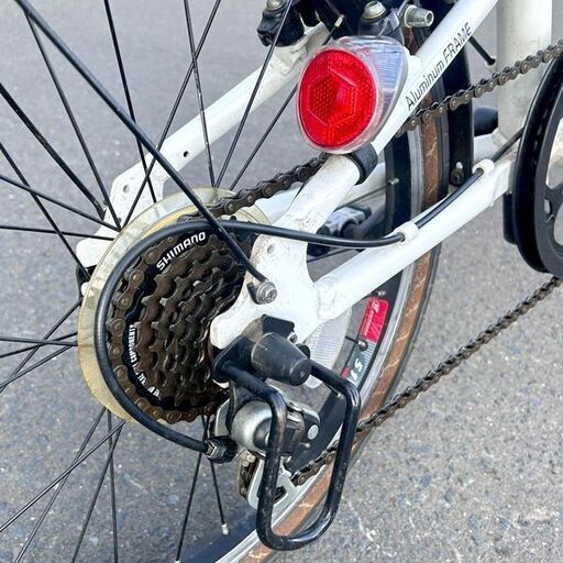 パナソニック 折りたたみ自転車 ビーンズハウス ホワイト 6段変速付き 札幌 東区 店頭引き取り歓迎 パナソニック 折りたたみ自転車 ビーンズハウス ホワイト 6段変速付き