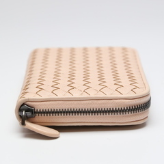 ボッテガヴェネタ 114076v001n 長財布 ピンク  BOTTEGAVENETA メッシュ イレブン イントレチャートの画像