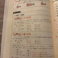 書く韓国語参考書の画像