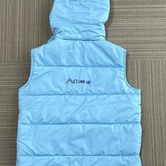 ★キッズ・ダウンベスト★110センチ★帽子取外し可★防寒着★アウター★ の画像
