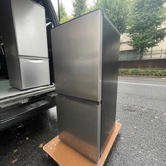 f●■AQUAアクア・ノンフロン冷凍冷蔵庫135L【AQR-14N】シャイニーシルバー・2023年製の画像