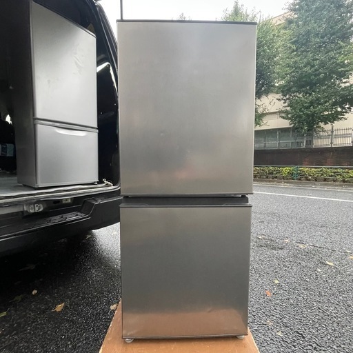 f○□AQUAアクア・ノンフロン冷凍冷蔵庫135L【AQR-14N】シャイニー