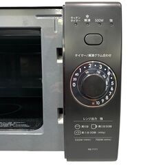 25C407_ジ5 SHARP シャープ 電子レンジ RE-T171-B 2021年製 生活家電 キッチン家電 一人暮らし 現状品 中古の画像