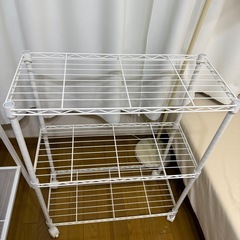ニトリ　棚　スチールラックの画像