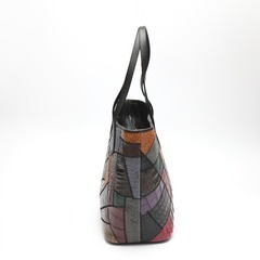 クロコダイル LB-7001 ショルダーバッグ マルチカラー  CROCODILE パッチワーク 天ファスナーの画像