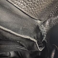本革　COACH ブラック リュック・バックパックの画像