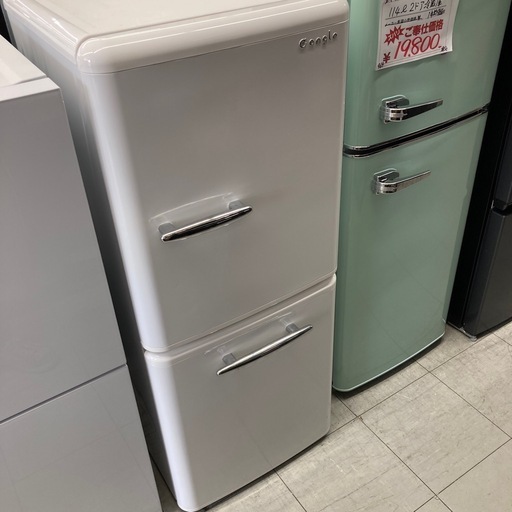 ⭐︎6ヶ月保証⭐︎エディオン　149L2ドア冷蔵庫　2021年製　ANG-RE151-A1