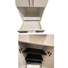 【美品】ニトリ シューズボックス 靴箱 下駄箱 H175cm✖︎W70cm✖︎D40cmの画像