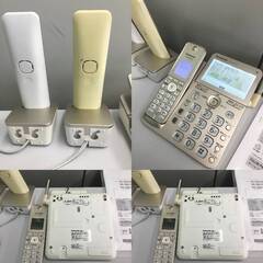🍀良品【優良 防犯 電話機 推奨品】 パナソニック コードレス電話機 VＥ-ＧＺ７１ (子機2台付き)  シャンパンゴールドの画像