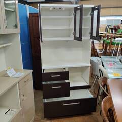 【愛品倶楽部柏店】NITORI ニトリ 3枚扉キッチンボード Nバンダ 幅90cmの画像