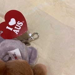 I♡AUS コアラ カンガルー キーホルダー Iの画像