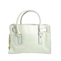 マイケルコース  ハンドバッグ ホワイト  Michael Kors レザー ショルダーバッグの画像