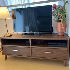 テレビ台　ウォールナット　テレビボードの画像