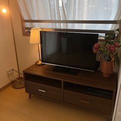 テレビ台　ウォールナット　テレビボードの画像