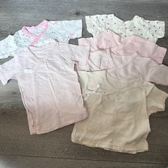 新生児 肌着 50~60 女の子向け の画像