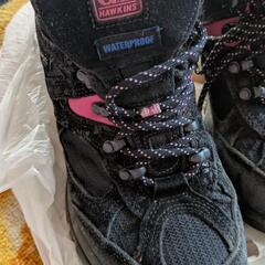 G.T. HAWKINS登山靴 ハイカット ブラック/ピンク  24cmの画像
