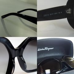 サルヴァトーレフェラガモ 2201-A 101/11 サングラス ブラック  Salvatore Ferragamo サルバトーレ フェラガモの画像