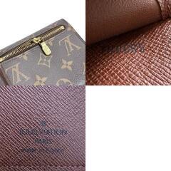 ルイヴィトン M58013 三つ折り財布 ブラウン  LOUIS VUITTON 小銭入れ付 モノグラムの画像