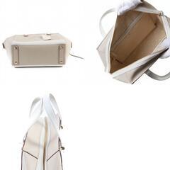 ケイトスペード  ハンドバッグ ベージュ×ホワイト  Kate Spade  レザーの画像
