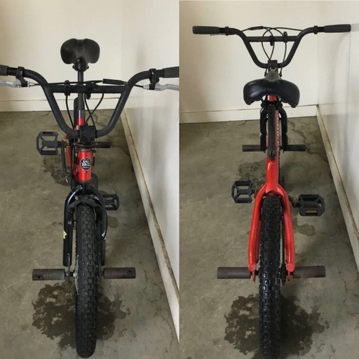 A-105△ v 岐阜発/ GGBIKE/ BMX/ 自転車/ GG-20FS/ 20インチ/ ジャイロ/ ペグ付き/ 走行確認/ 現状品/ 管04s/ R7.5/9 △