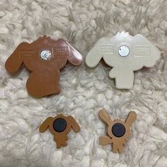 シュガーバニーズ ♡ しろうさ&くろうさマグネットセット　希少 シュガーバニーズ ♡ しろうさ&くろうさマグネットセット 希少