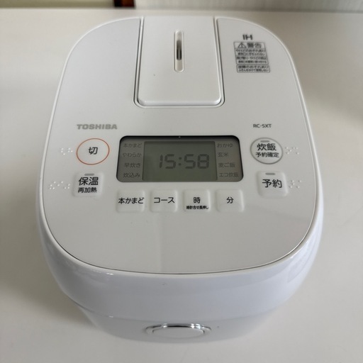 TOSHIBA IHジャー 炊飯器 2022年製 3合炊き