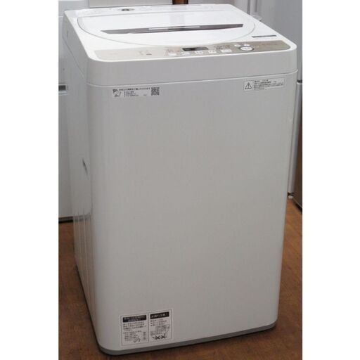シャープ　洗濯機　6kg ES-GE6D 2020年製 ♪SHARP/シャープ 洗濯機 ES-GE6D 6kg 2020年製 洗濯槽外し清掃済♪