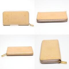 ルイヴィトン M90076 長財布 ローズアンジェリーク   LOUIS VUITTON ジッピーウォレット ヴェルニの画像