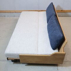 福岡大川の家具メーカーMeuble(モーブル)のSUMIKA 200 ごろ寝ソファです。3人掛けソファとしても高反発マットレスでベッドとしても快適なリビングライフが叶う人気のソファベッド♪ の画像