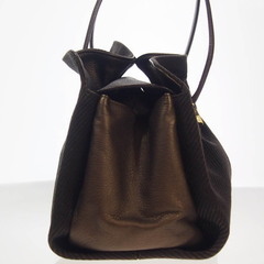 ブルガリ  ショルダーバッグ 茶  BVLGARI トートバッグ キャンバスの画像