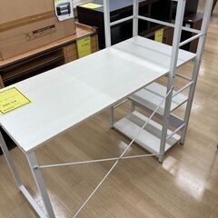★ジモティ割引あり★【リユースのサカイ野々市店】システムデスク ニトリ ホワイト(幅)110×(奥行き)48×(高さ)115cm ※クリーニング済みの画像