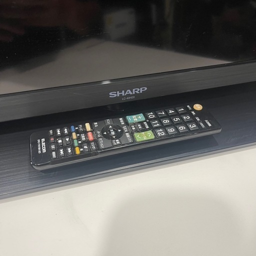 SHARP 40型液晶テレビ 2015年製 ⅬⅭ－40H20 一か月保証付き