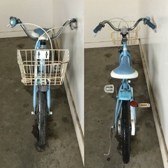 A-107△ v 岐阜発/ Chan Star/ 子供用自転車/ 18インチ/ 変速なし/ サビ等あり/ 走行確認/ 現状品/ R7.5/4 △の画像
