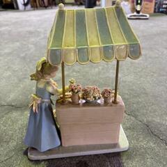 陶器　花屋の屋台　フィギュアの画像