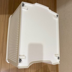 積み重ねができる収納バスケット　2つの画像