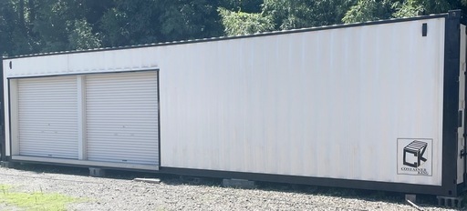 40ft中古コンテナ　ガレージ
