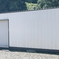 40ft中古コンテナ　ガレージの画像