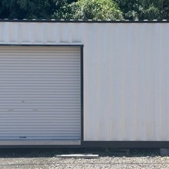 40ft中古コンテナ　ガレージの画像