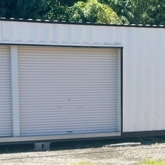 40ft中古コンテナ　ガレージの画像